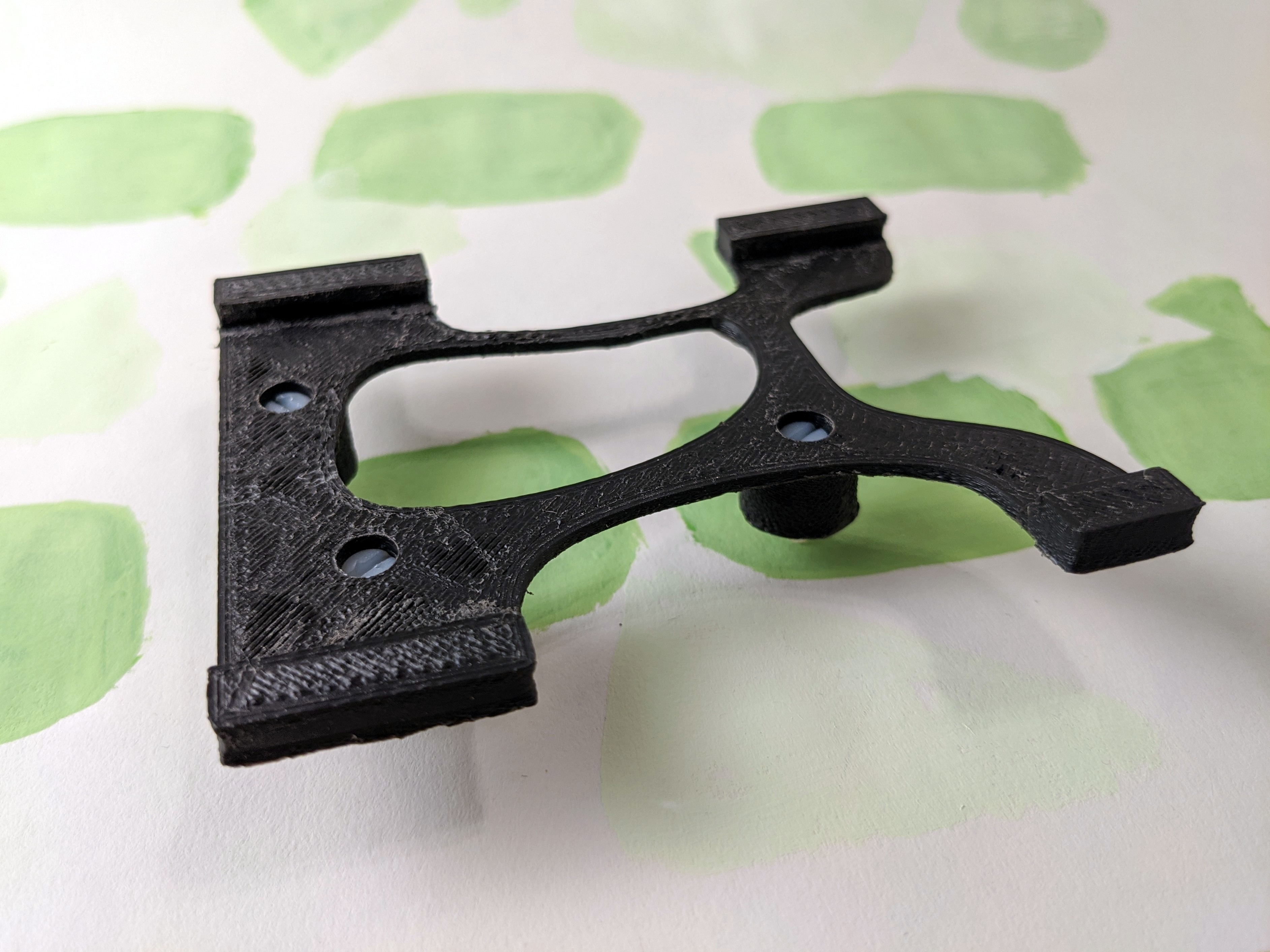 3D-printed anchoring structure